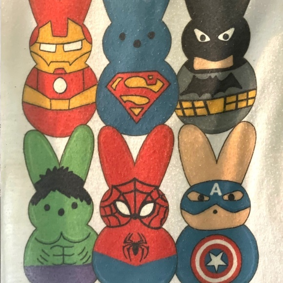 2T superhero bunnies Easter Tee‎ - Picture 6 of 6